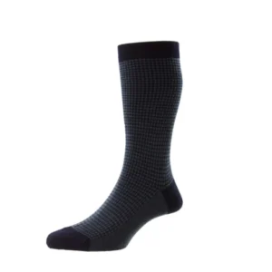 Highbury HOUNDSTOOTH MERINO WOOL MEN'S SOCKS